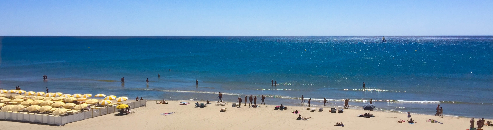 Studios avec vue sur mer - résidence Héliopolis : location naturisme au Cap d'Agde